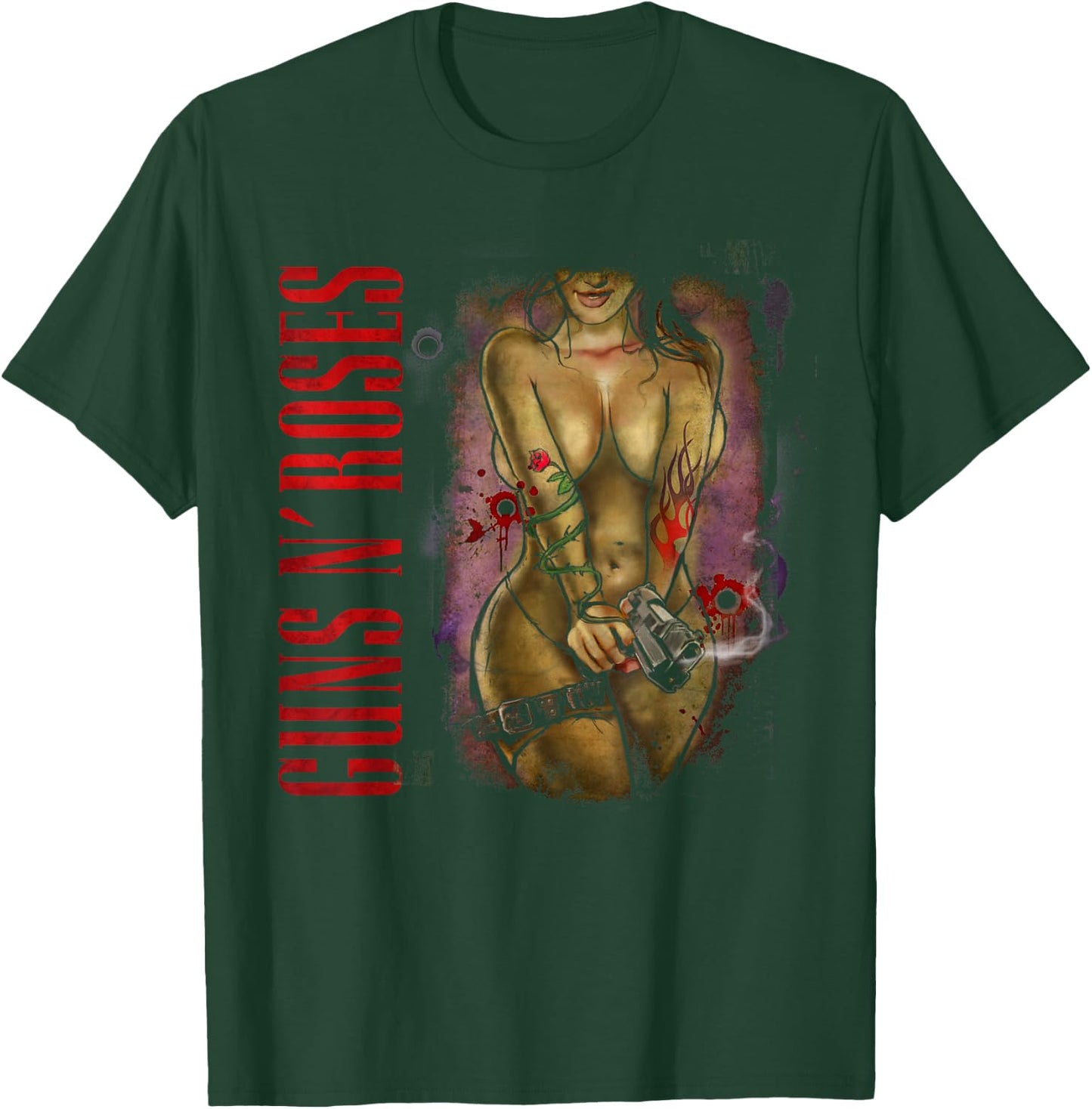 Guns N' Roses Official Gunslinger , black T-Shirt - T-Shirt | Forest