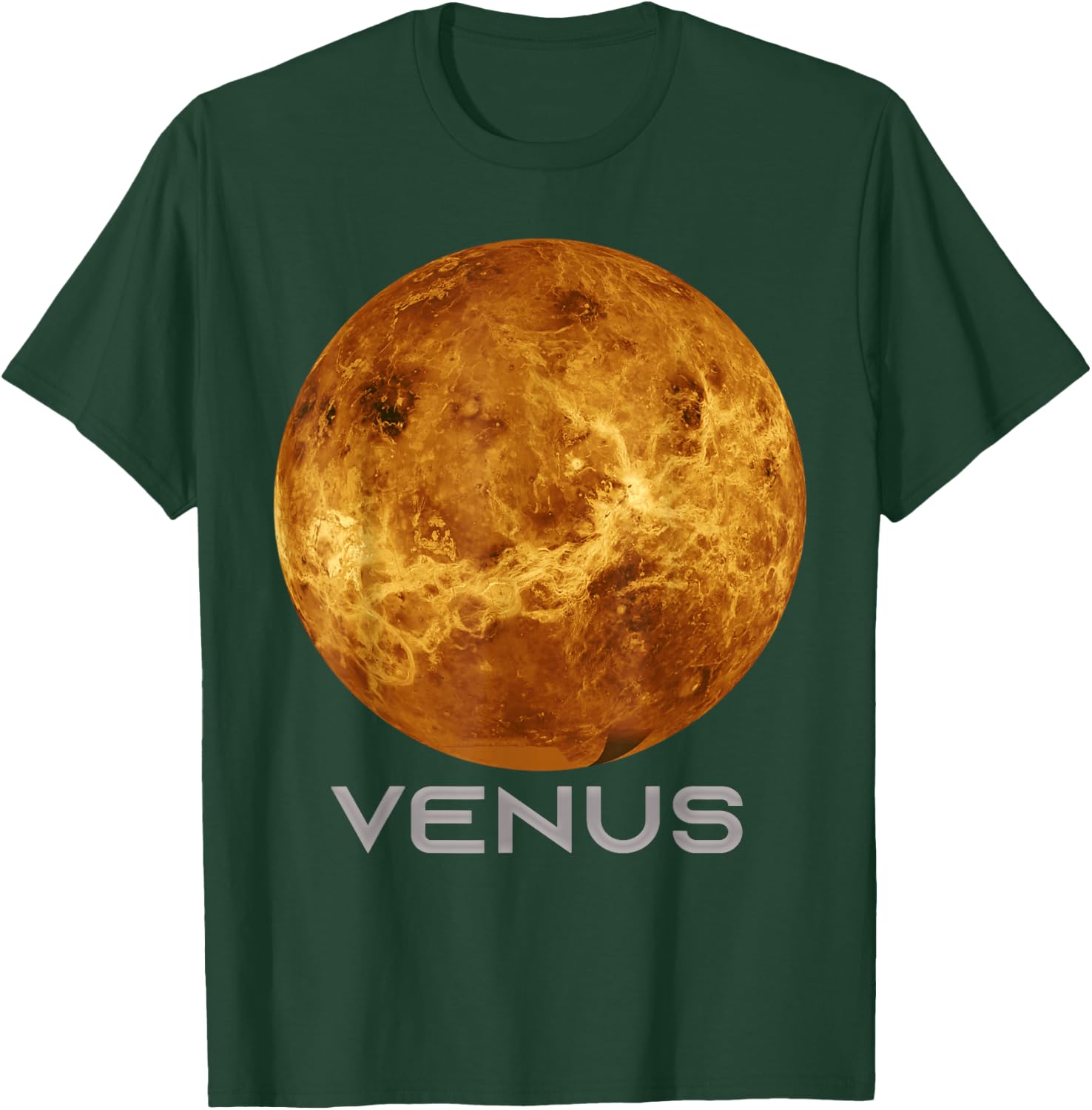 Venus Planet Shirt, Solar System Planet , Men, Children, , black T-Shirt - T-Shirt | Forest