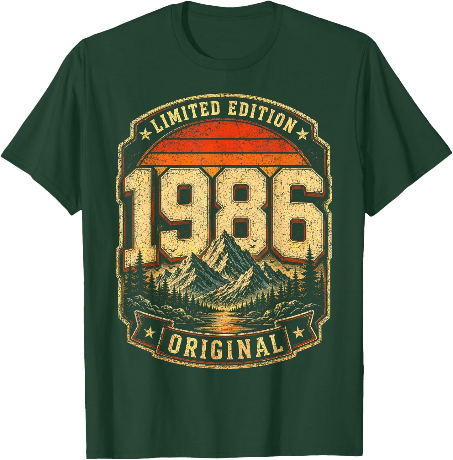40. Geburtstag Mann Frau 40 Jahre 1986 Deko Geschenk Lustig T-Shirt - T-Shirt | Forest
