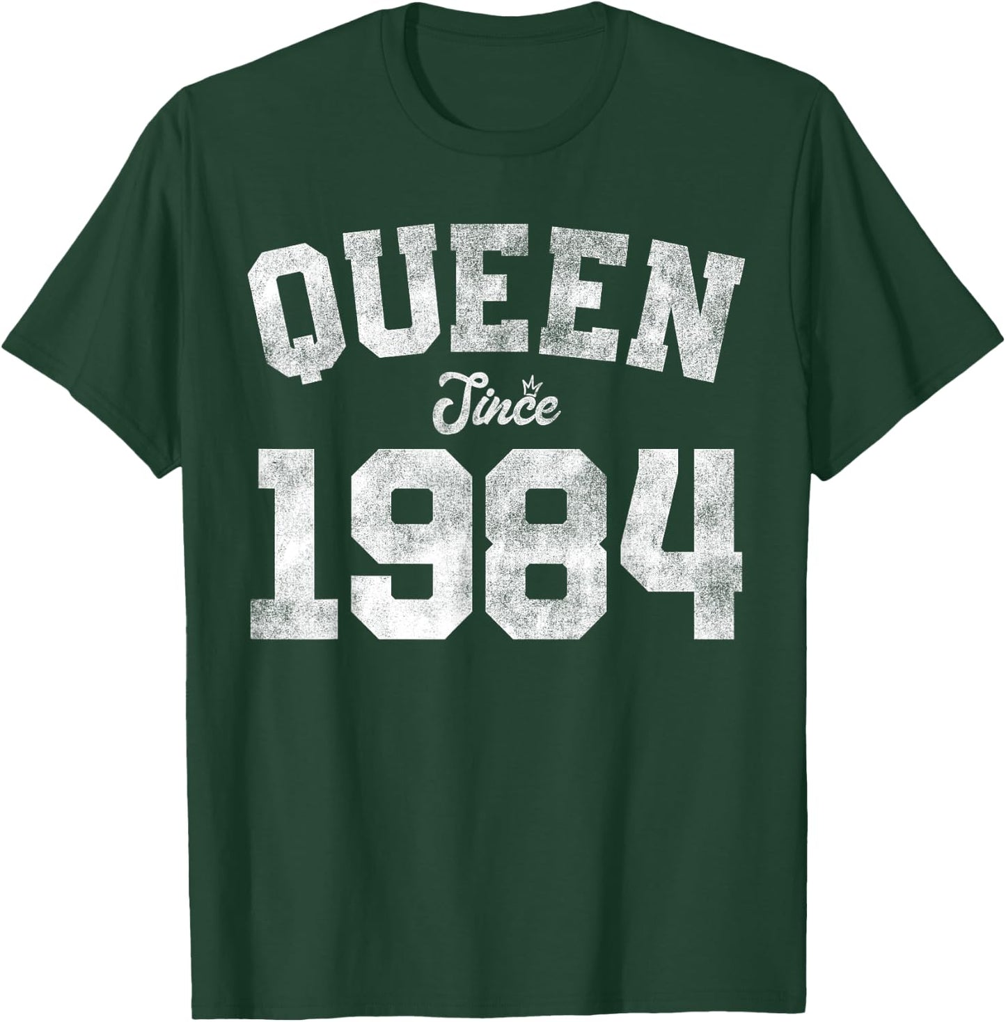 Queen Since 1984 42nd Birthday 42 Years Old Vintage Funny T-Shirt - T-Shirt | Forest