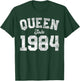 Queen Since 1984 42nd Birthday 42 Years Old Vintage Funny T-Shirt - T-Shirt | Forest