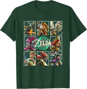 The Legend of Zelda Tears of The Kingdom Character Boxes T-Shirt - T-Shirt | Forest