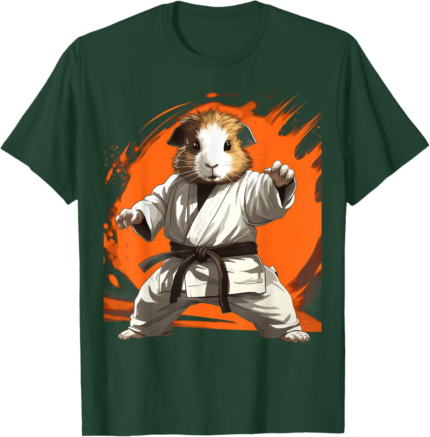 MMA Guinea Pig Karate T-Shirt - T-Shirt | Forest