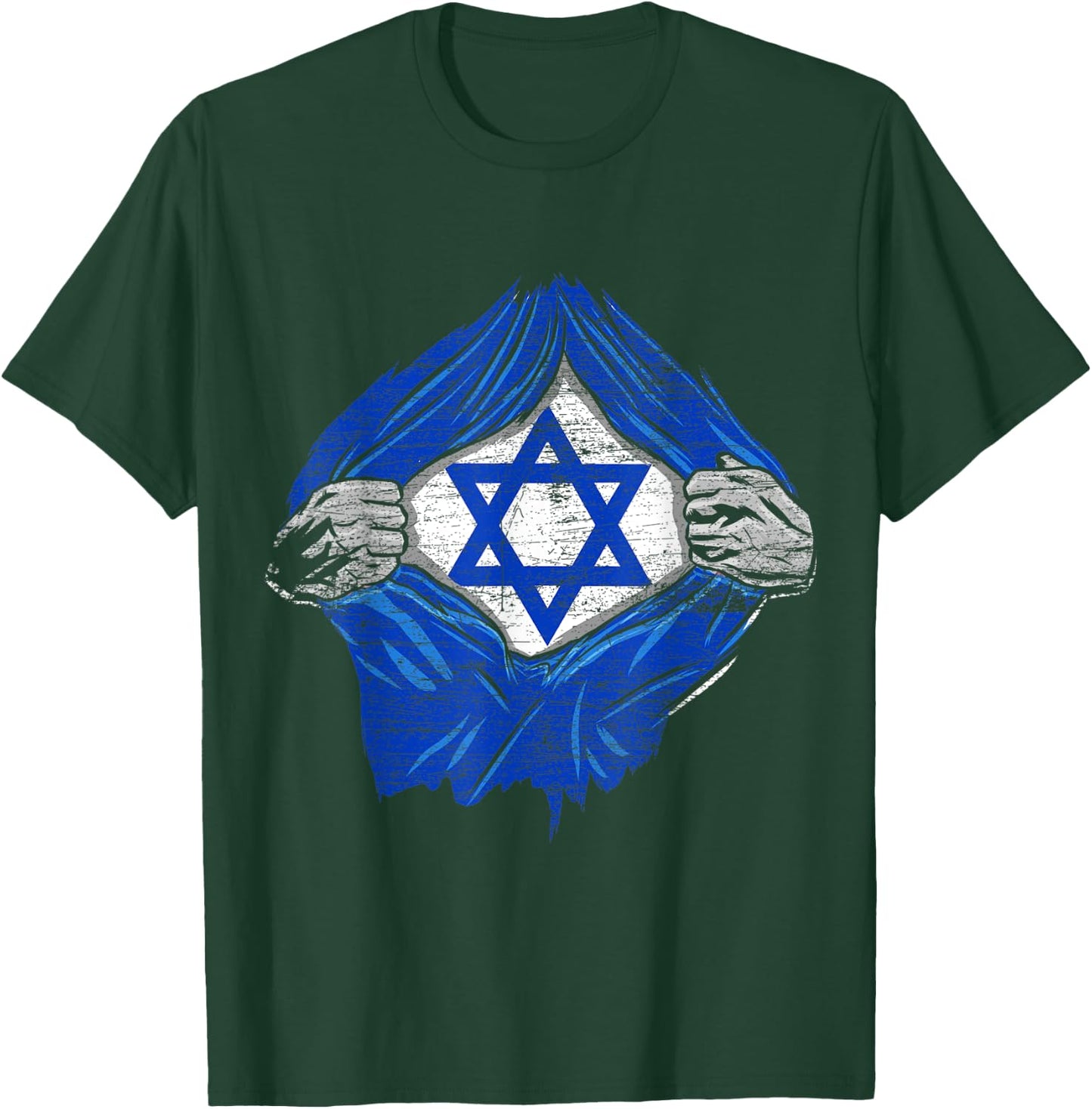 Jewish Israeli Symbol Jerusalem Israel T-Shirt - T-Shirt | Forest