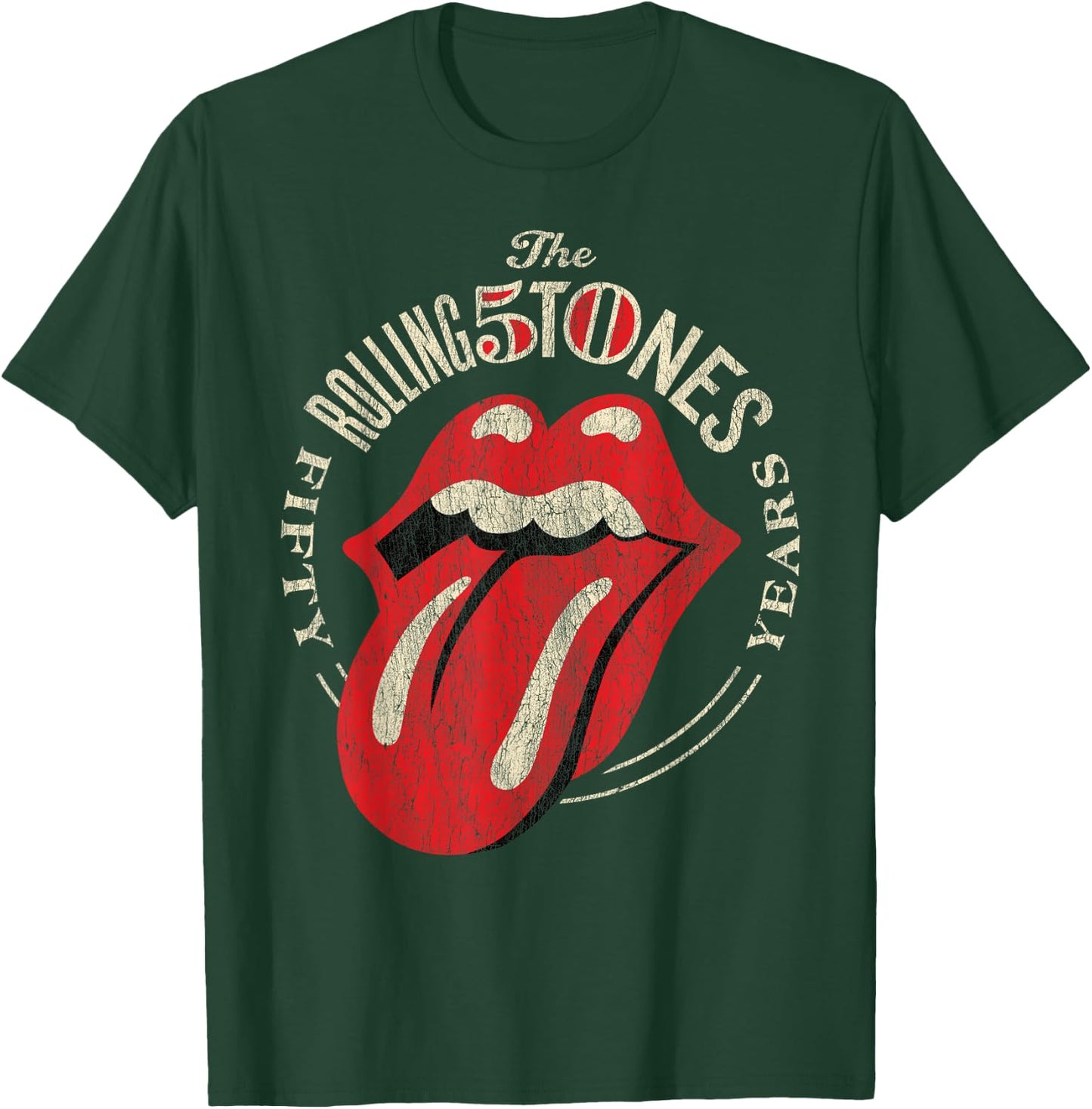 The Rolling Stones Logo zum 50. Jahrestag T-Shirt - T-Shirt | Forest