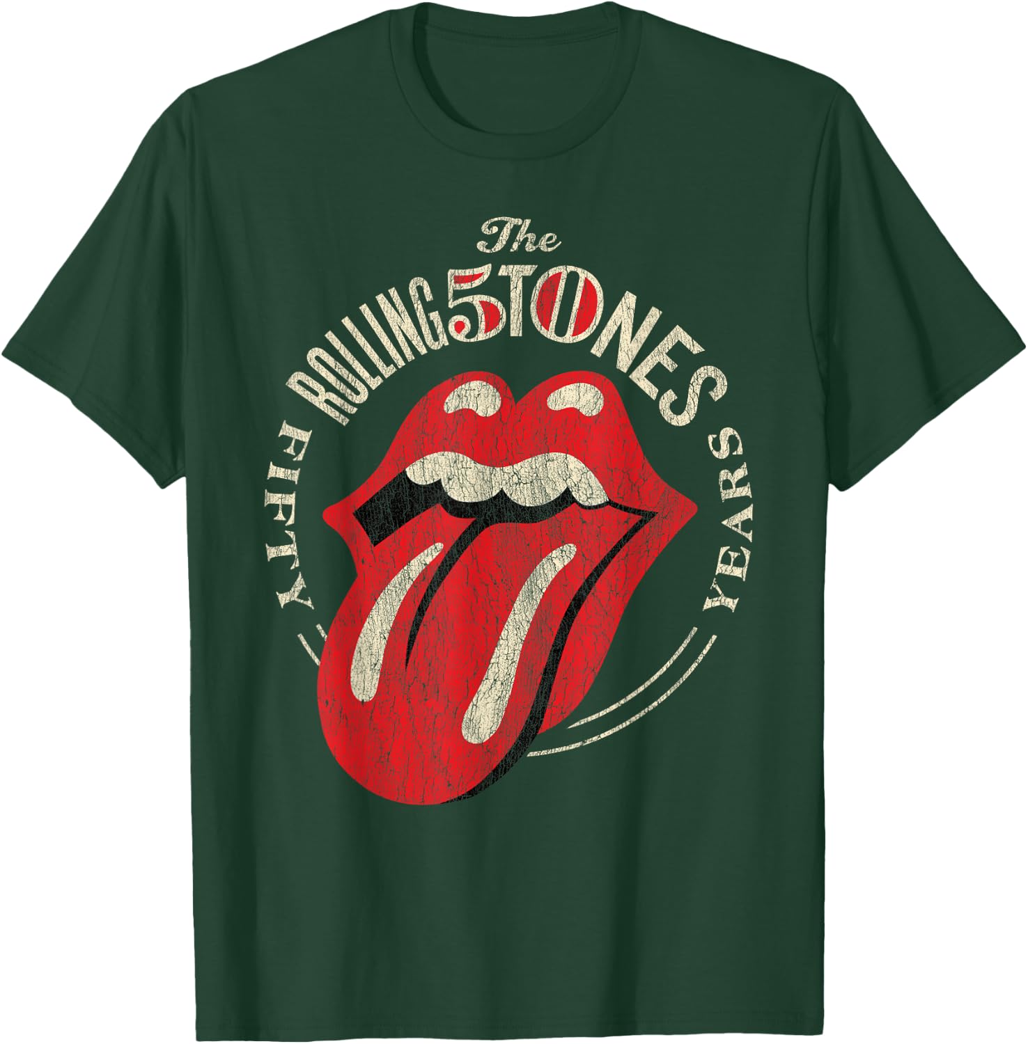 The Rolling Stones Logo zum 50. Jahrestag T-Shirt - T-Shirt | Forest
