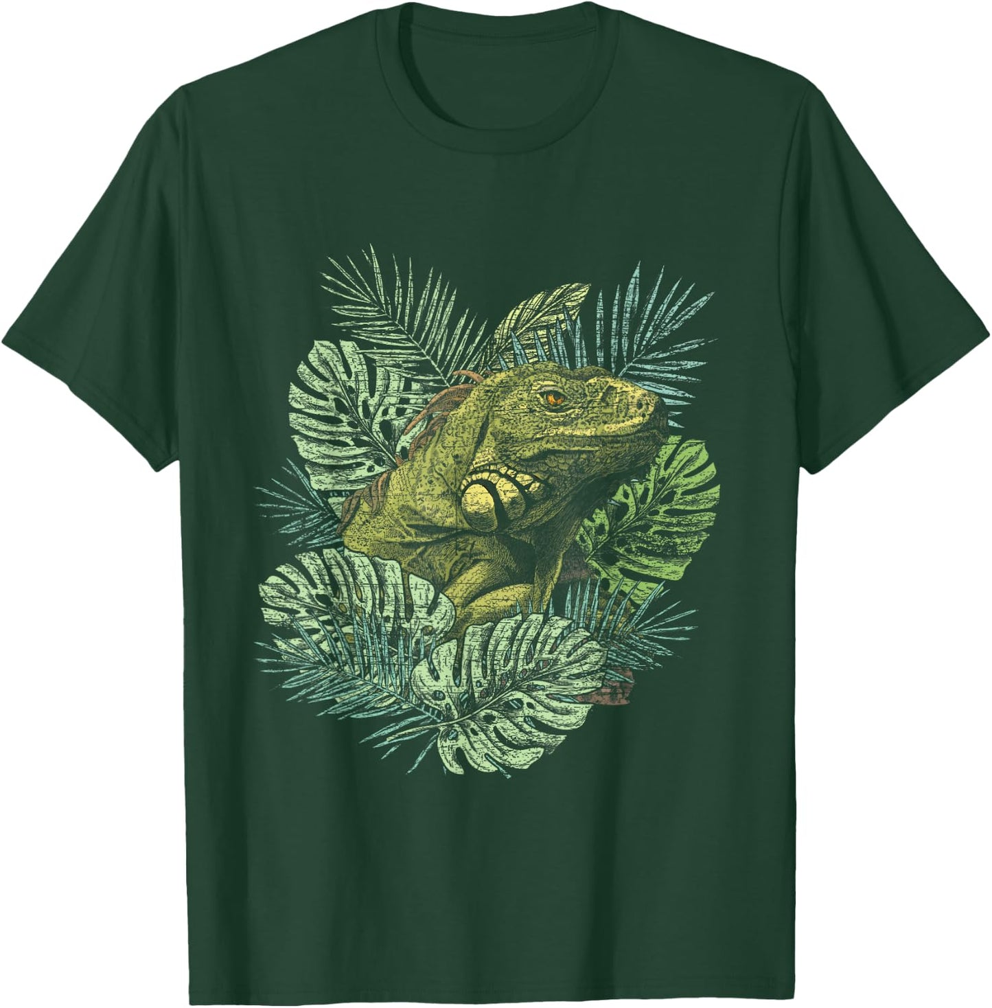 Zoo Keeper Lizard Lover Gift Iguana T-Shirt - T-Shirt | Forest