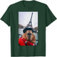 Funny Capybara Selfie Paris Eiffel Tower Fashion Men Women T-Shirt - T-Shirt | Forest