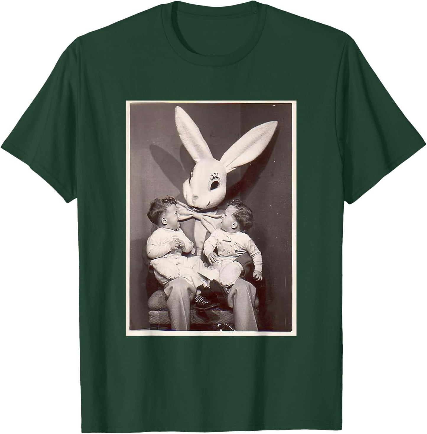 Creepy Easter Bunny Horror Easter T-Shirt - T-Shirt | Forest