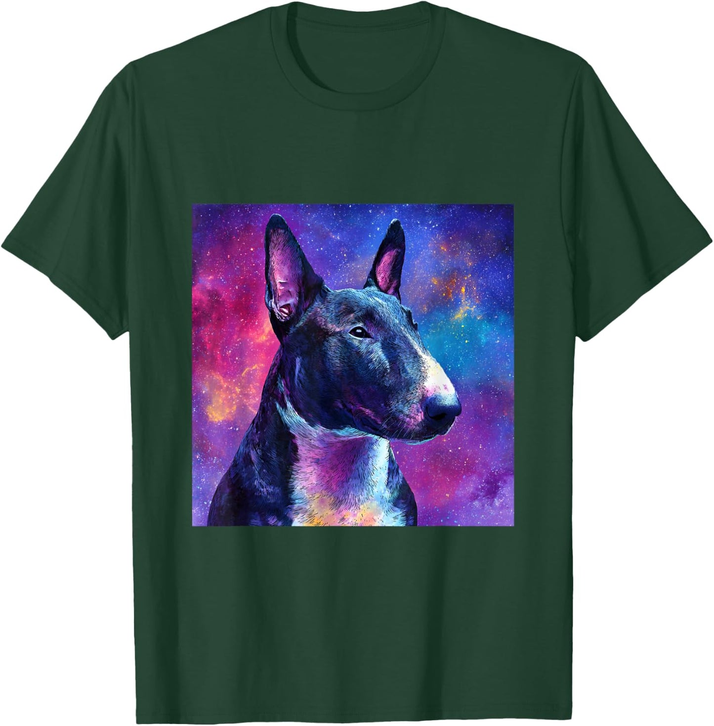 Space Bull Terrier T-Shirt - T-Shirt | Forest