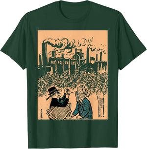 Chinese Communism Industry SOVI8 Vintage Propaganda T-Shirt - T-Shirt | Forest