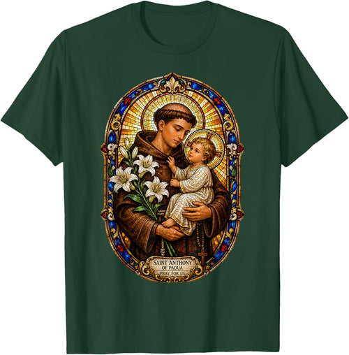Saint Anthony of Padua Pray for Us Sacred Mosaic Art Faith