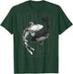 Y2K Vintage Graffiti Nishikigoi Fish Backprint Koi Carp T-Shirt - T-Shirt | Forest