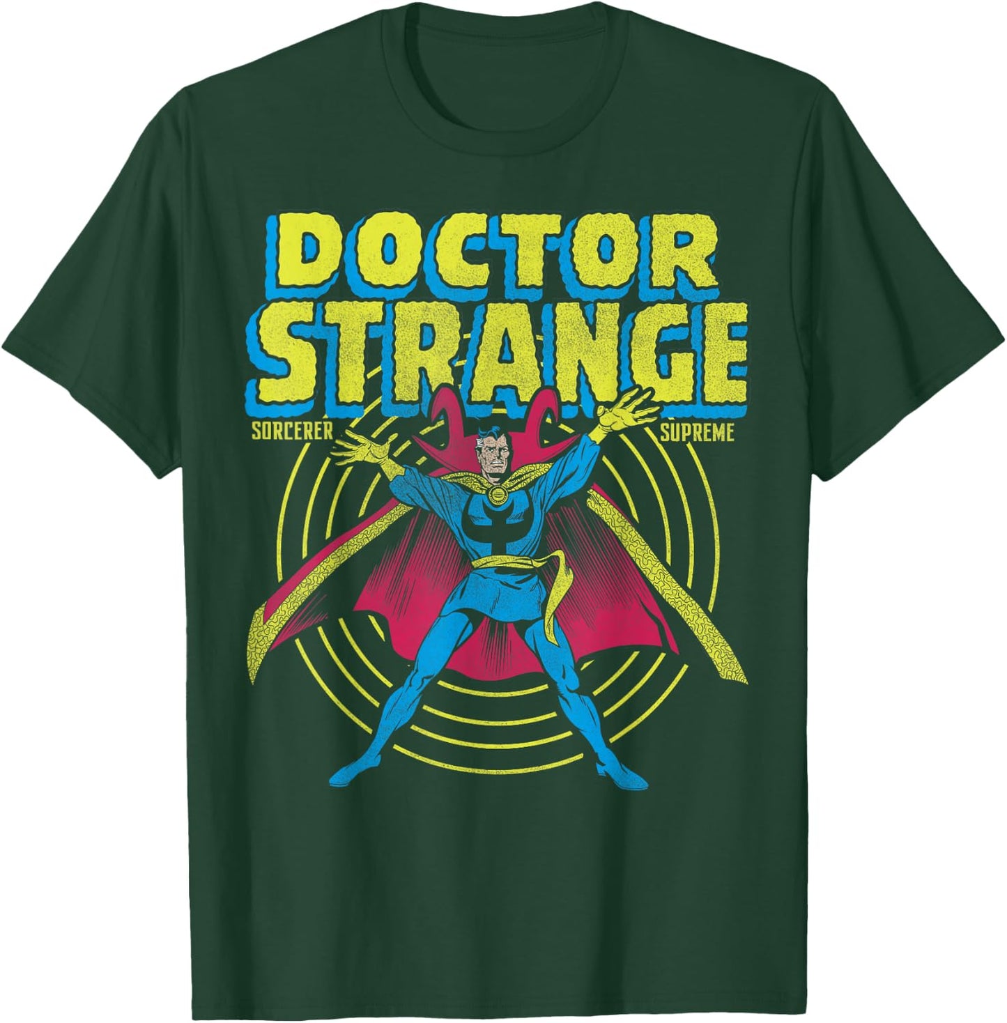 Marvel Avengers Doctor Strange Sorcerer Supreme Portrait T-Shirt - T-Shirt | Forest