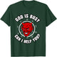 God Is Busy Can I Help - Devil Dark Humour Fun Occult Horror T-Shirt - T-Shirt | Forest