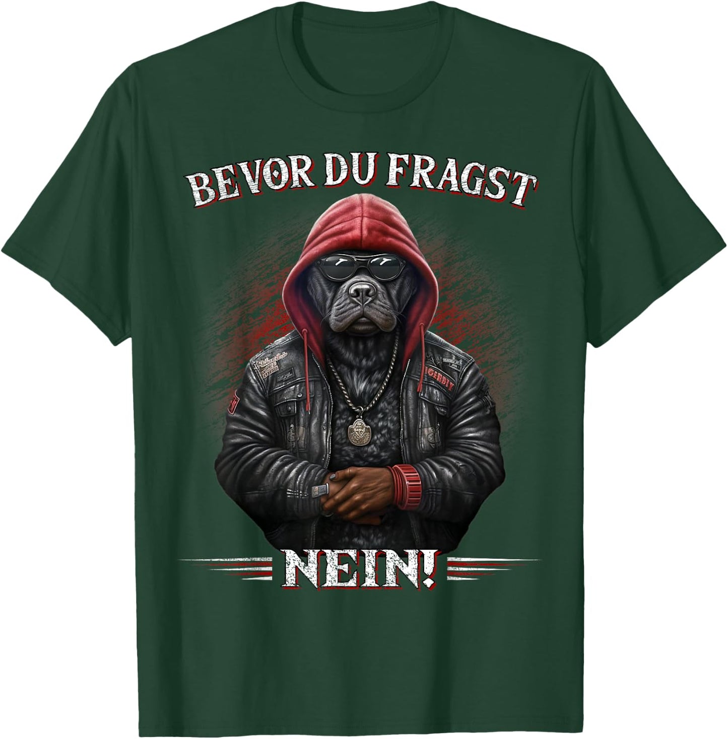 Bevor du fragst - Nein Lustiges Sarkasmus Hunde Kaffee T-Shirt - T-Shirt | Forest
