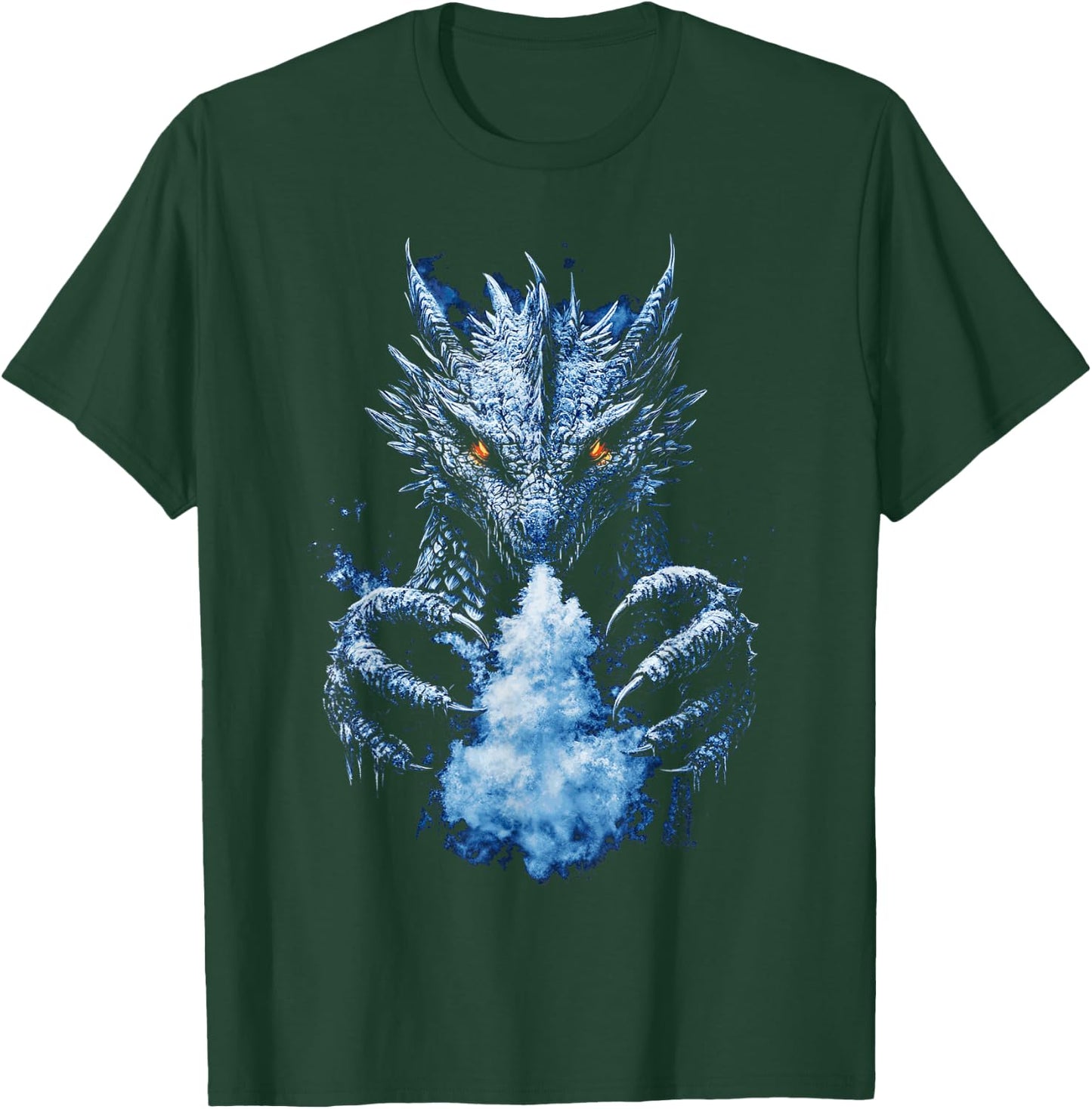 Frost Dragon Ice Dragon T-Shirt - T-Shirt | Forest