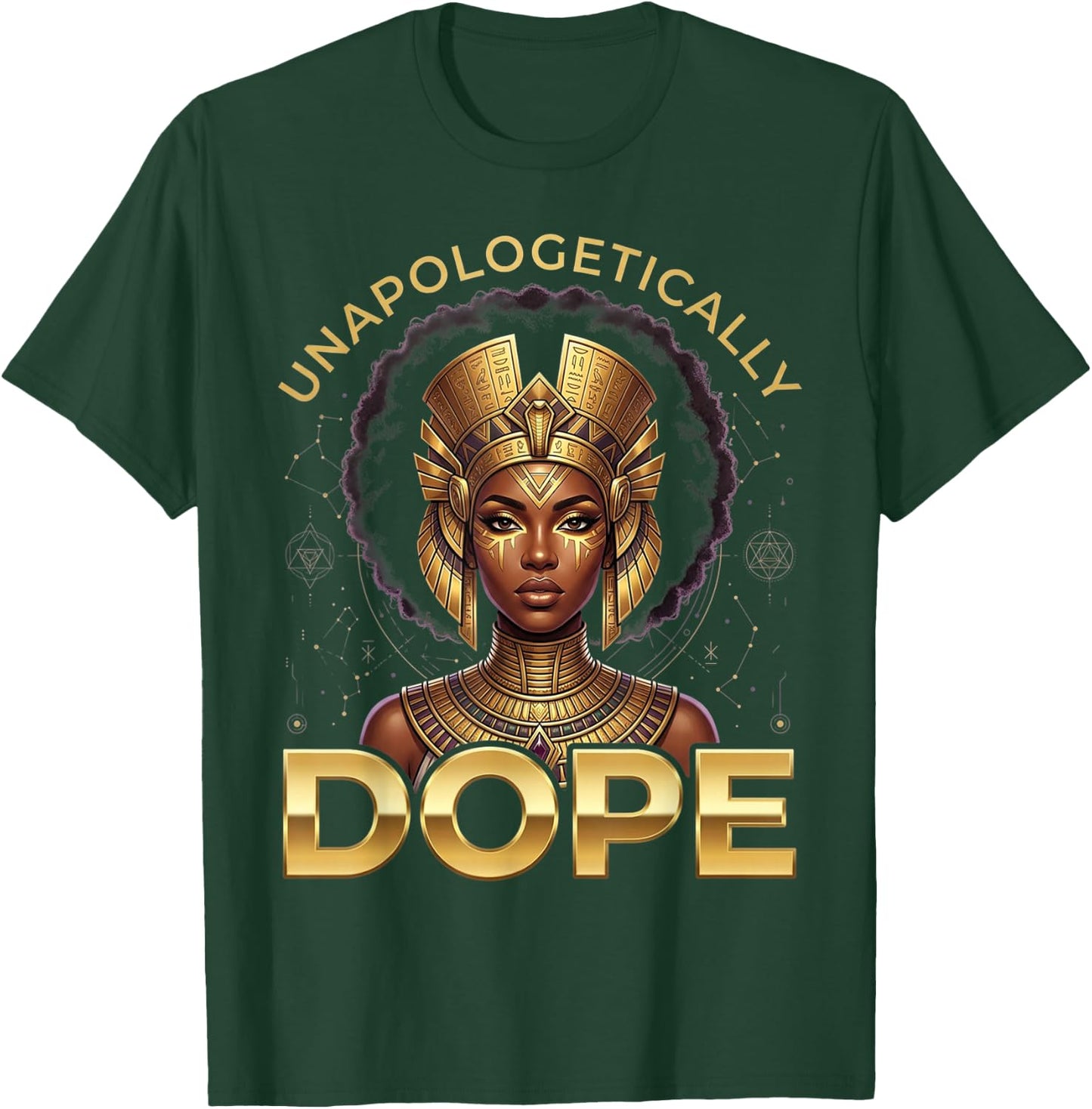 Black Women Unapologetically Dope Juneteenth Black History T-Shirt - T-Shirt | Forest