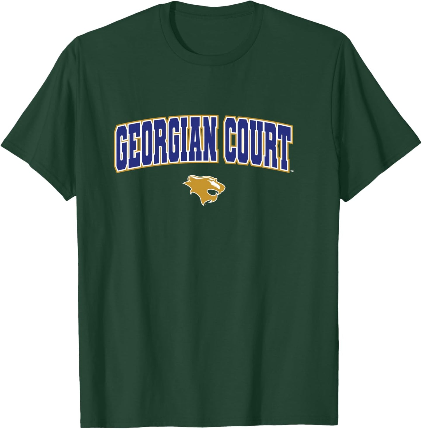 Georgian Court University Lions Arch Logo T-Shirt - T-Shirt | Forest