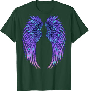 Angel Wings - Broken & Wild Wings T-Shirt - T-Shirt | Forest