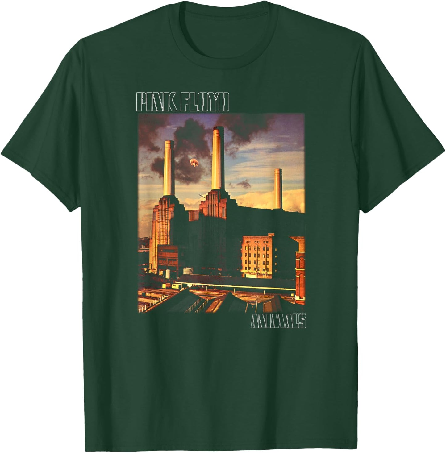 Offizielles Pink Floyd Animals Rock Band T-Shirt - T-Shirt | Forest