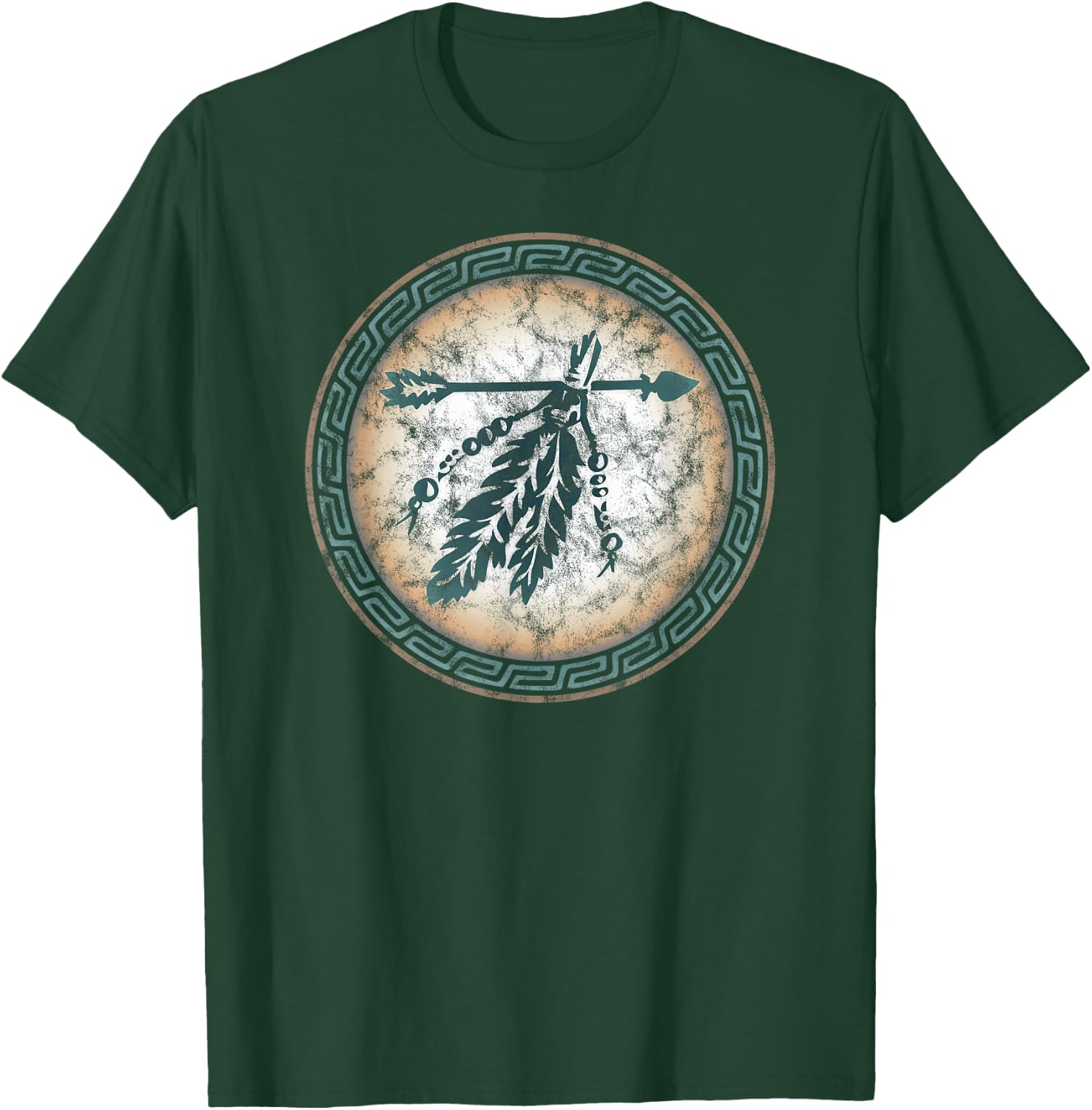 Arrow und Feathers, Indianer, First Nation, Spirit T-Shirt - T-Shirt | Forest
