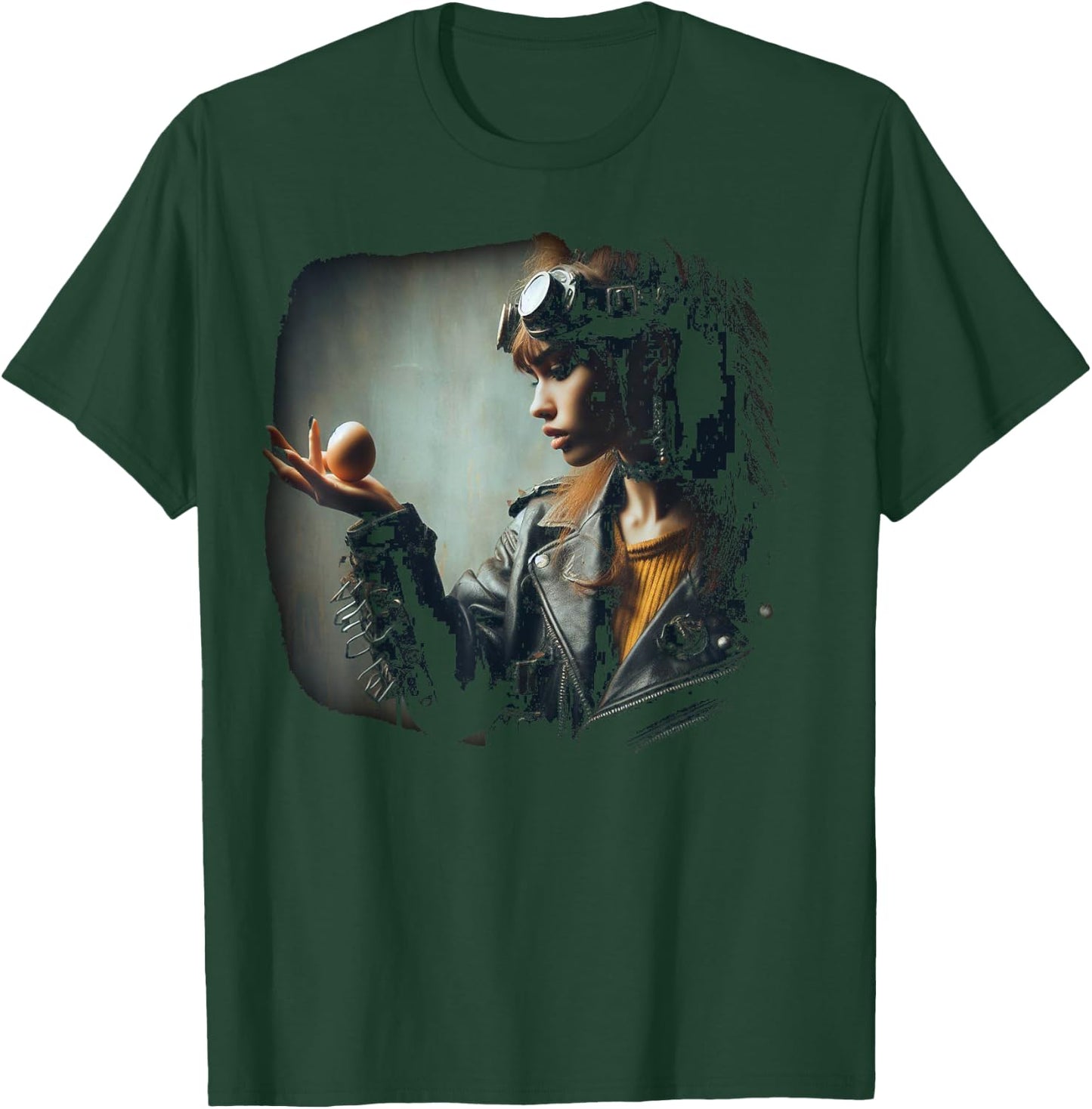 B. F. Raid Who Cracked The Egg T-Shirt - T-Shirt | Forest