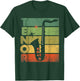 Retro 70s Tenor Saxophone Cool Vintage Sax Musician gifts T-Shirt - T-Shirt | Forest