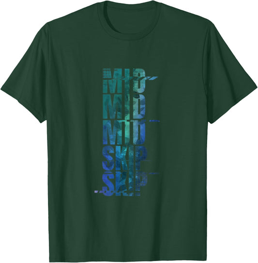 Abstract Typography Retro Modern Streetwear T-Shirt - T-Shirt | Forest