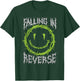 Falling In Reverse Smiley Thorns , black T-Shirt - T-Shirt | Forest