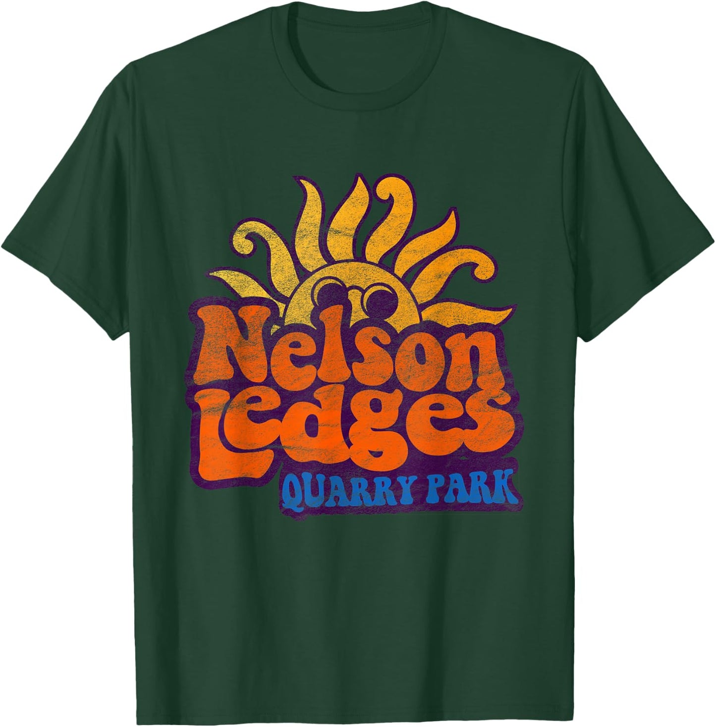 Vintage Nelson Ledges Park Cleveland T-Shirt - T-Shirt | Forest