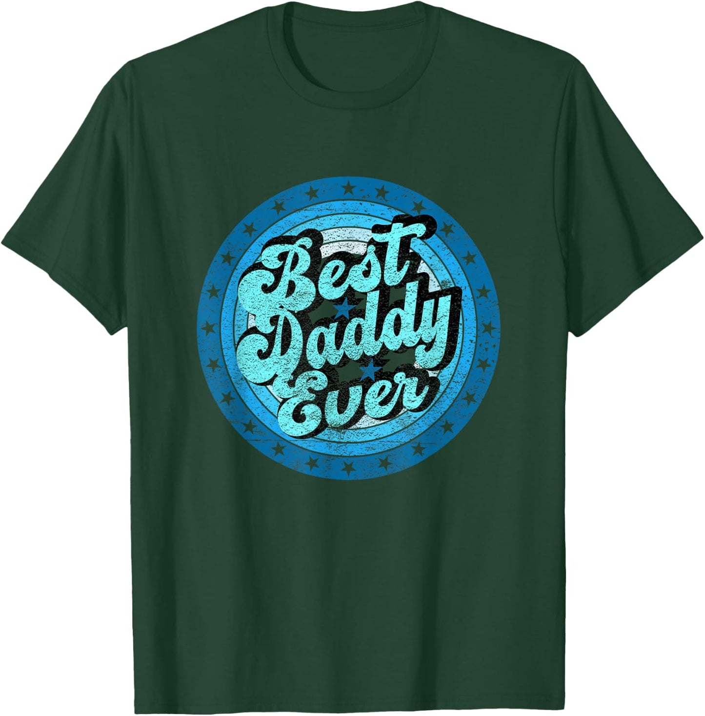 Best Dad Ever for Father's Day Daddy retro T-Shirt - T-Shirt | Forest