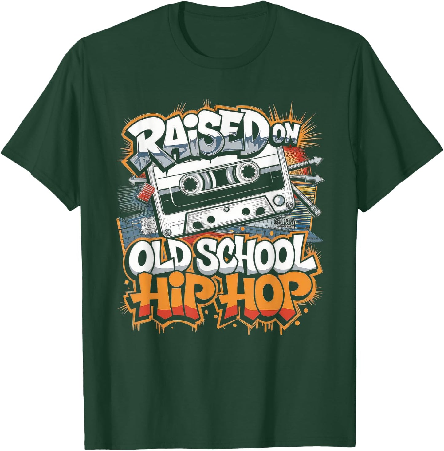 Hip Hop Gift Boys Freestyle Graffiti Music T-Shirt - T-Shirt | Forest