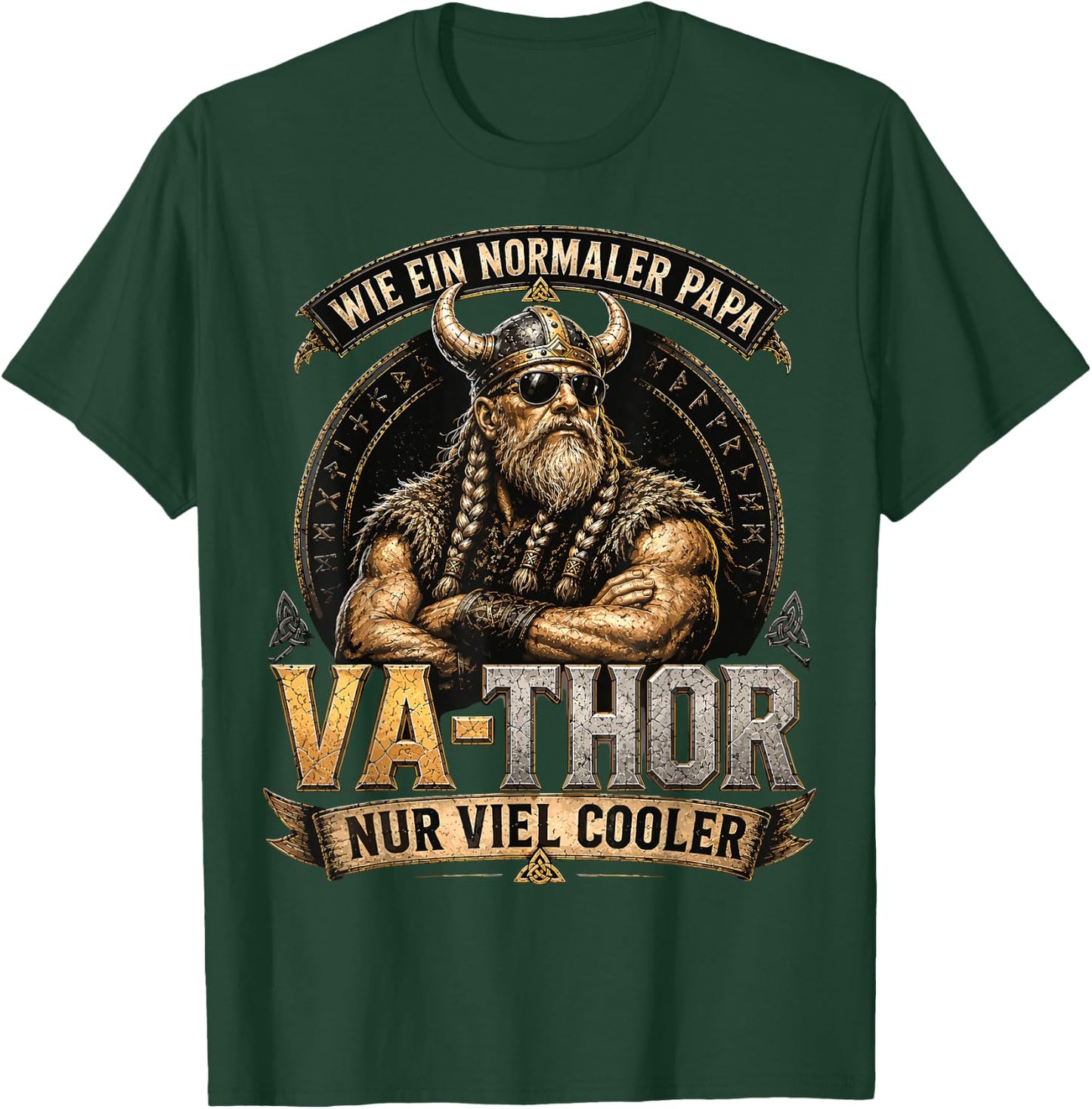 Papa Geschenk Papa Vatertag Shirt Herren Lustig Papa T-Shirt - T-Shirt | Forest