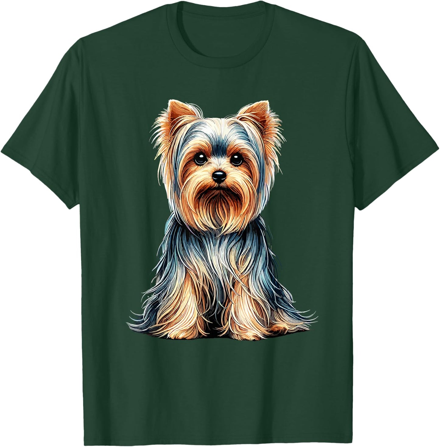 Yorkshire Terrier Terriers Yorkie T-Shirt - T-Shirt | Forest