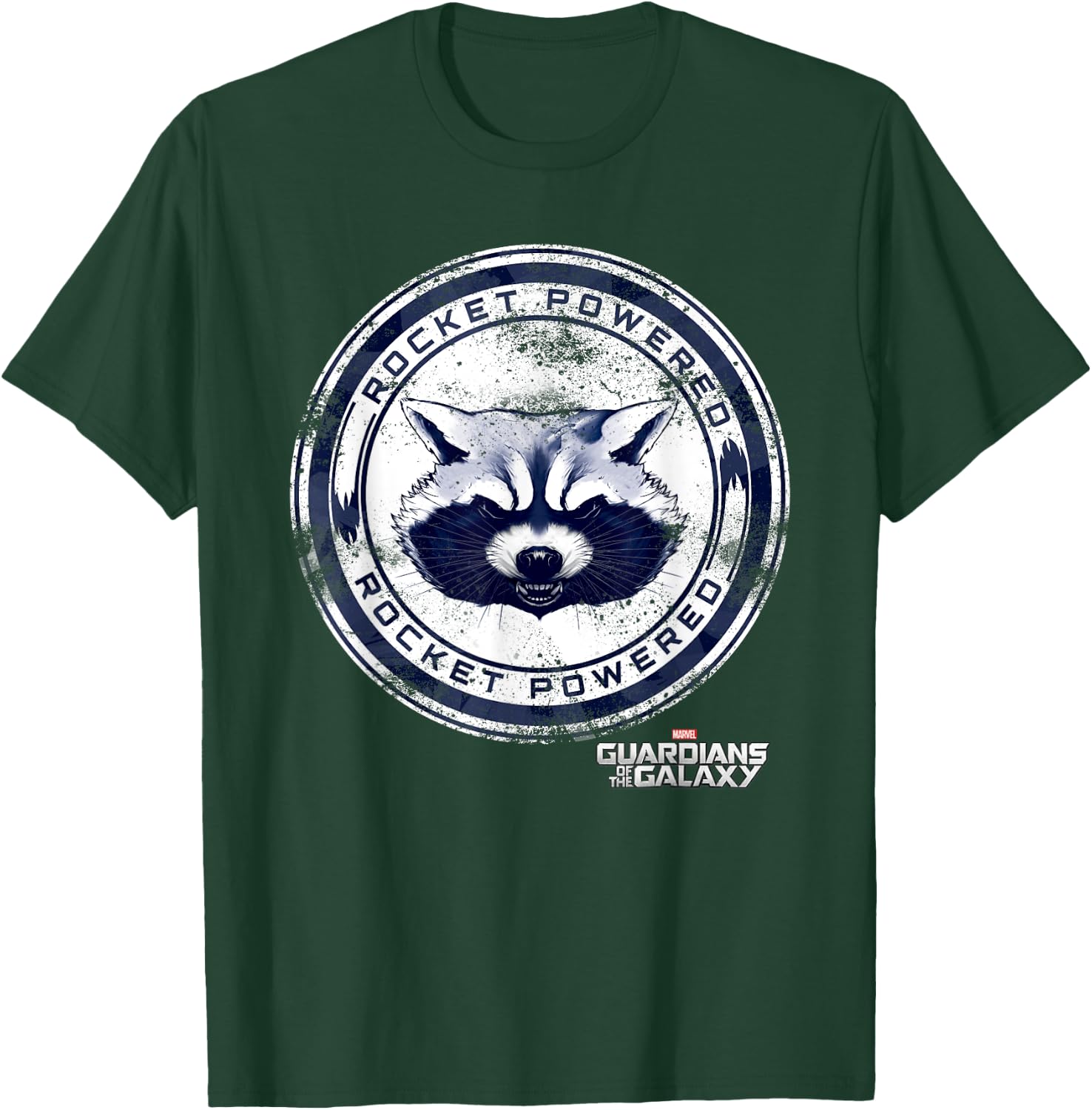 Guardians Of The Galaxy Rocket Powered T-Shirt - T-Shirt | Forest