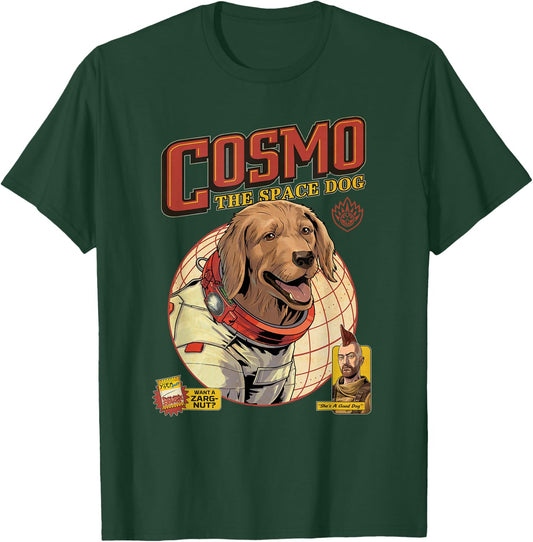 Marvel Guardians of the Galaxy Volume 3 Cosmo the Space Dog , black T-Shirt - T-Shirt | Forest