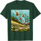 Flying Sheep - Funny Surreal Art - Collage Art - Classic T-Shirt - T-Shirt | Forest