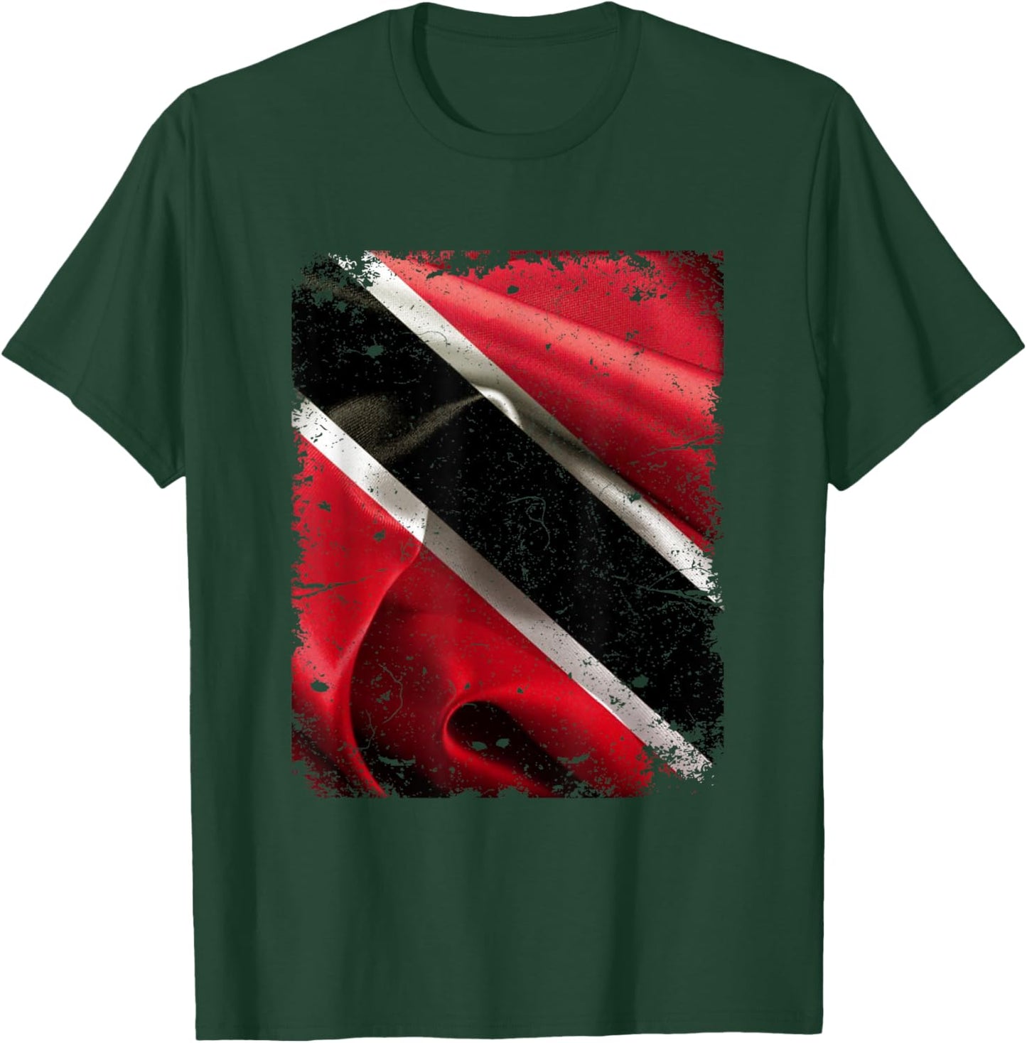 Trinidad and Tobago grunge flag soca t shirt trini T-Shirt - T-Shirt | Forest