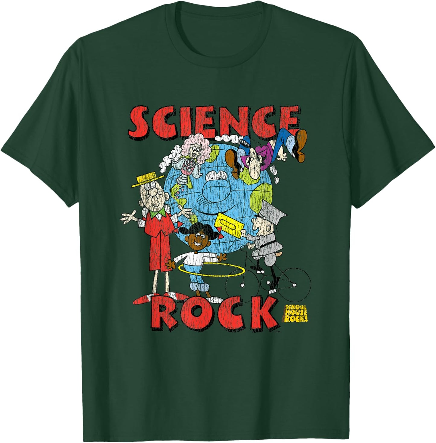 Schoolhouse Rock! Science Rocks Vintage T-Shirt - T-Shirt | Forest