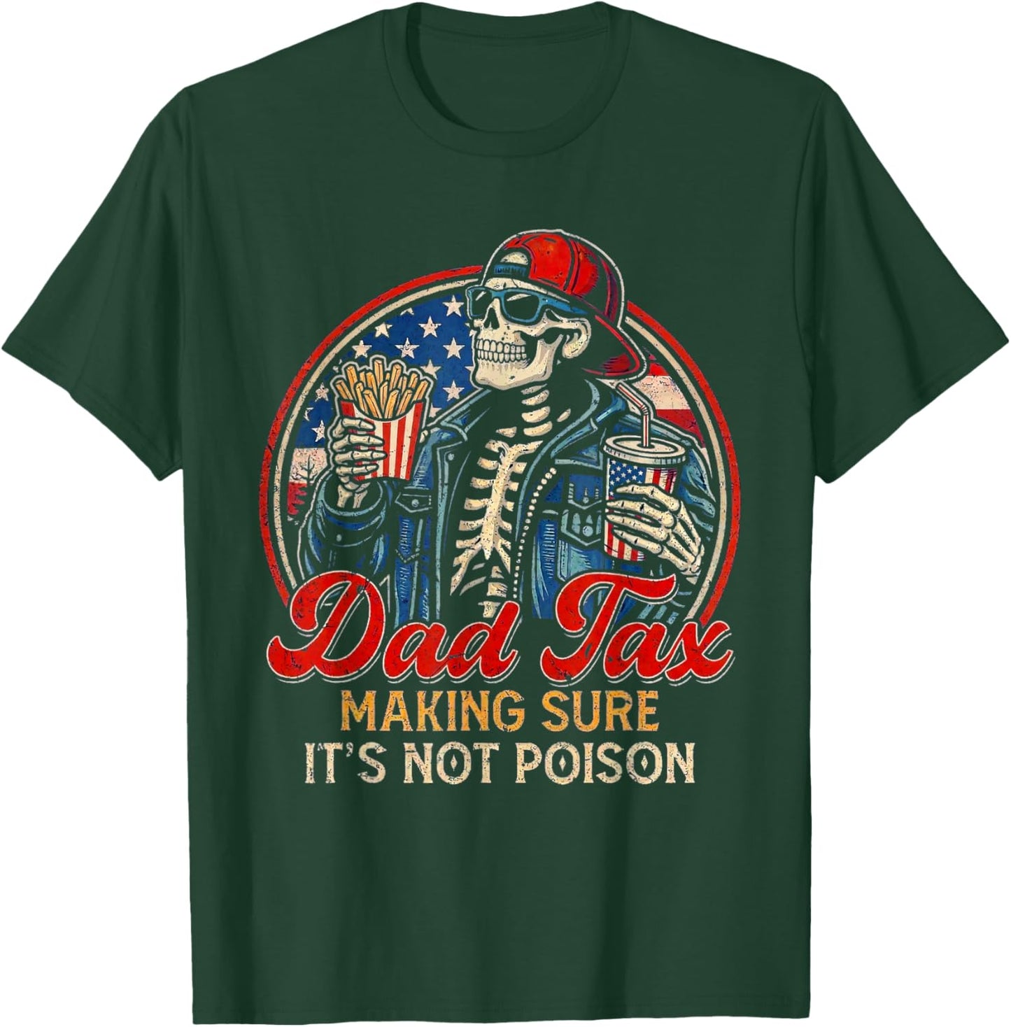 Vintage Dad Tax Definition Men Funny Father's Day T-Shirt - T-Shirt | Forest