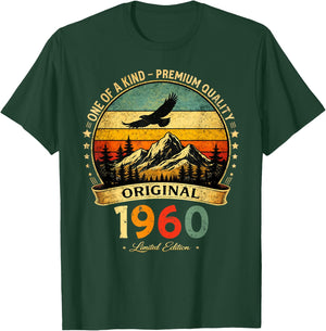 Cadeau Anniversaire 66 Ans Homme/Femme Vintage 1960 Année 66 T-Shirt - T-Shirt | Forest