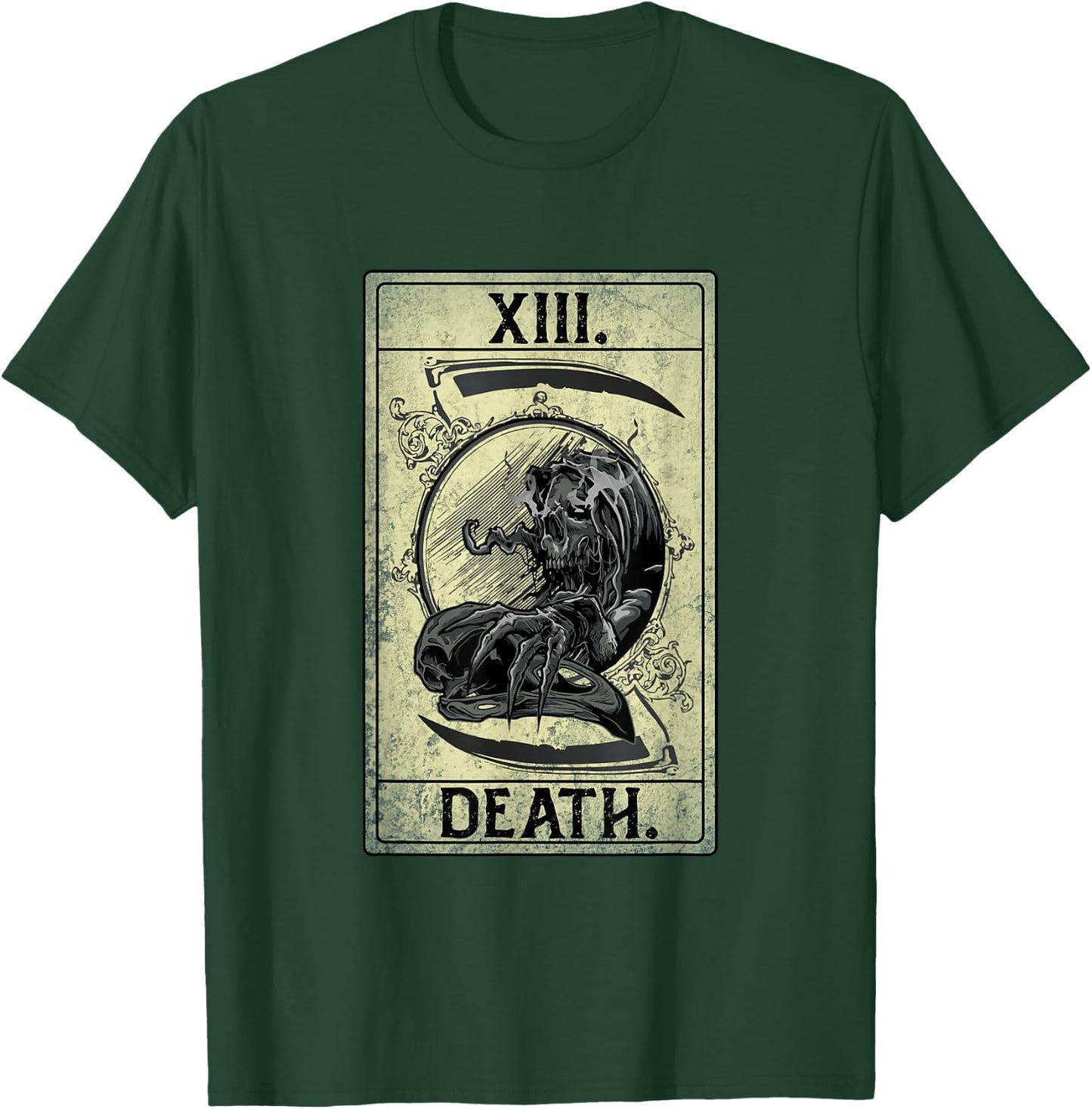 Death Tarot Card Xiii Shirt Psycho Occult T-Shirt - T-Shirt | Forest