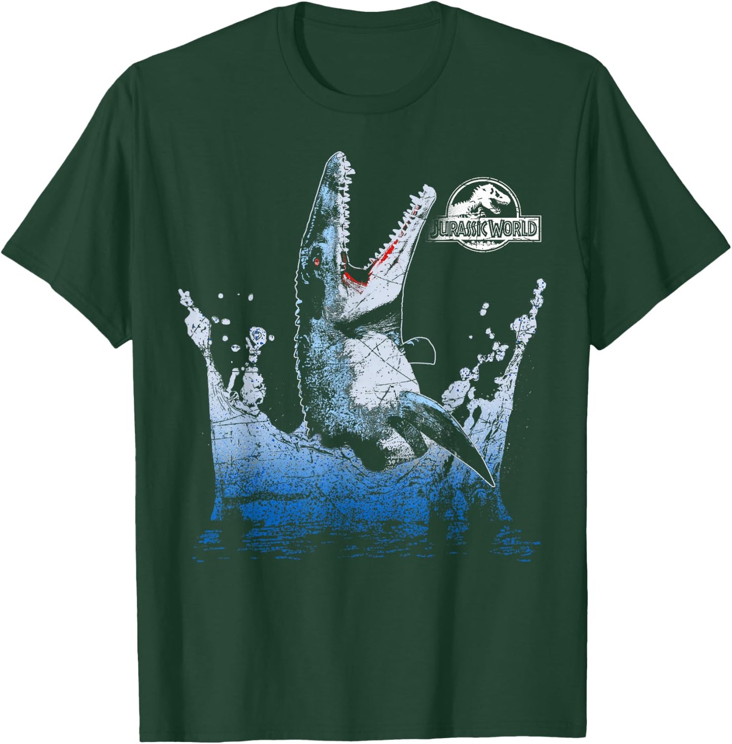 Jurassic World Aquatic Dinosaur Splash T-Shirt - T-Shirt | Forest