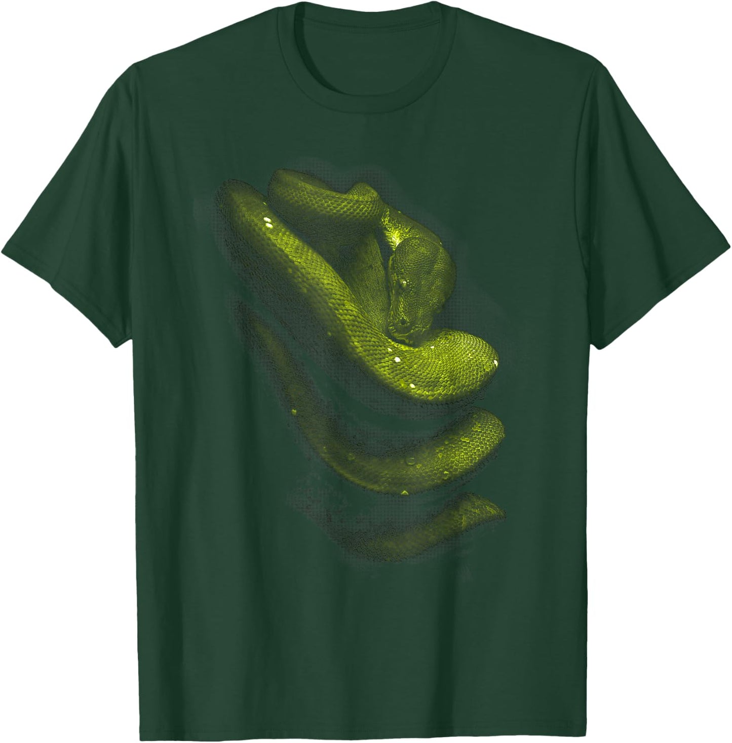Green Tree Python Snake Owner Streetwear Reptile Keeper T-Shirt - T-Shirt | Forest