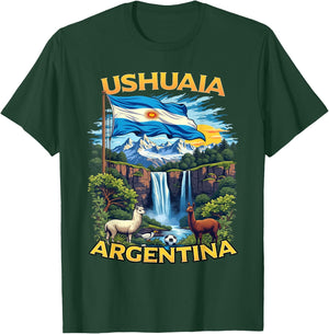 Ushuaia Souvenir Argentina Vacation Travel T-Shirt - T-Shirt | Forest