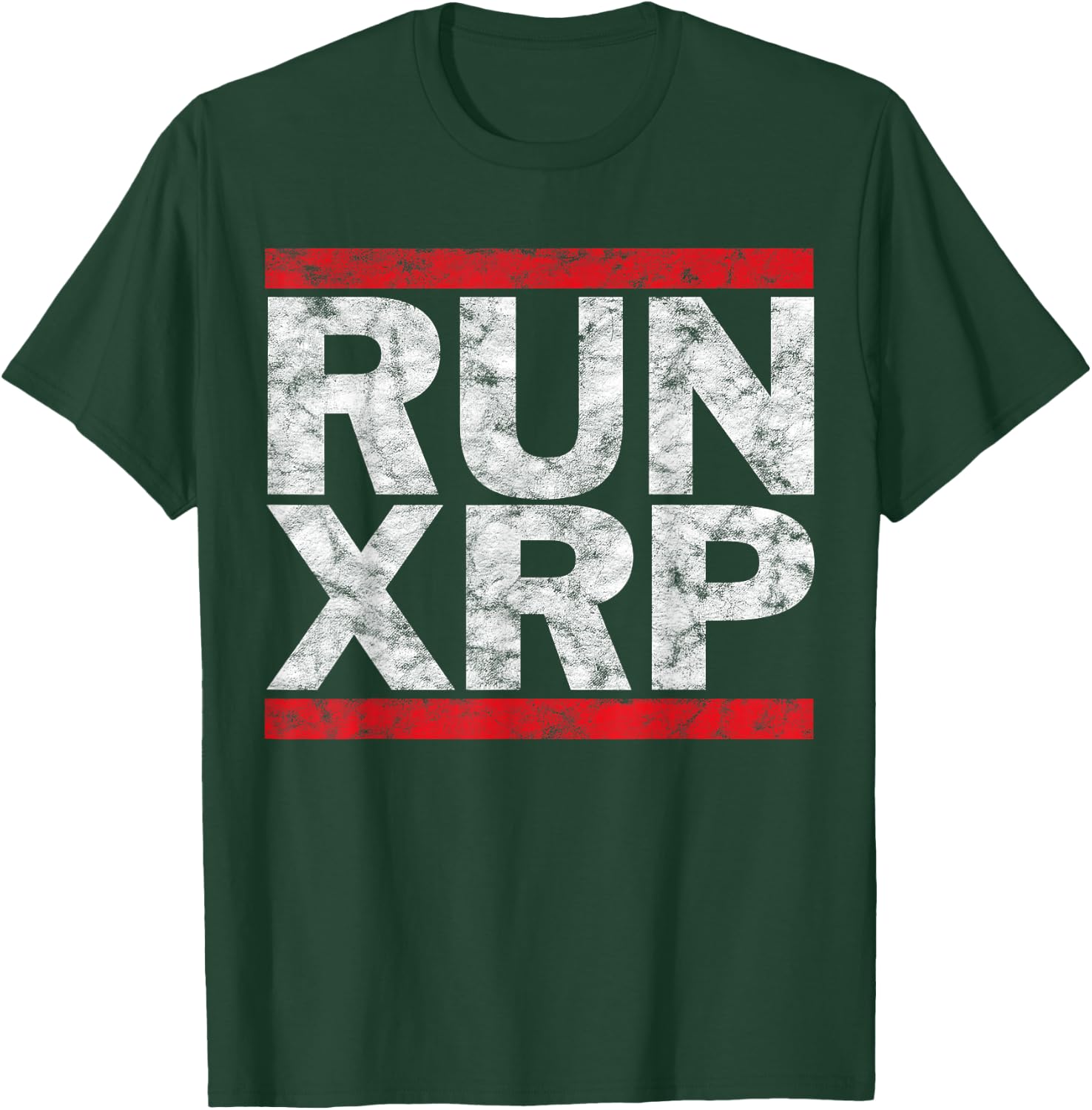 RUN XRP Crypto Ripple XRP to the moon T-Shirt - T-Shirt | Forest
