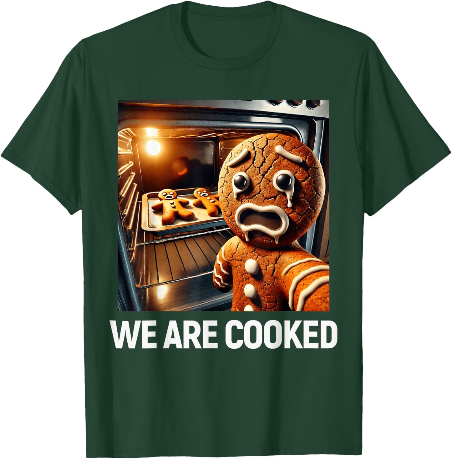Gingerbread Funny Christmas T-Shirt - T-Shirt | Forest