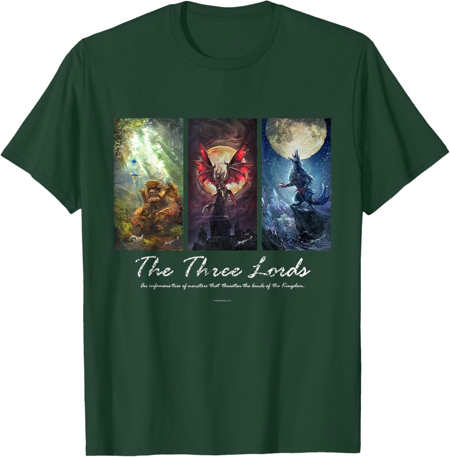 Monster Hunter Rise: Sunbreak The Three Lords T-Shirt - T-Shirt | Forest