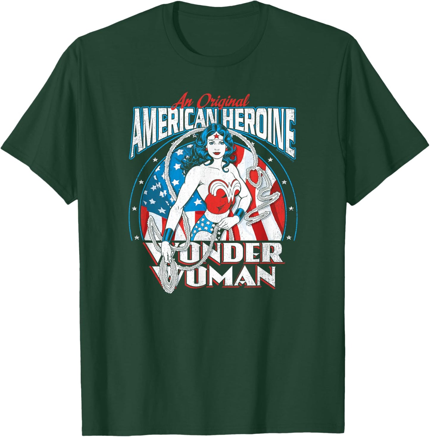 Wonder Woman American Heroine T-Shirt - T-Shirt | Forest